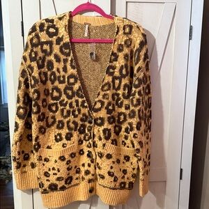 Leopard Print Women's Sweater